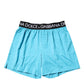 Blue Logo Waist Regular Boxer Shorts Underwear