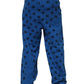 Blue Logo Print Jogger Men Sweatpants Pants