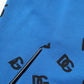 Blue Logo Print Jogger Men Sweatpants Pants