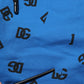 Blue Logo Print Jogger Men Sweatpants Pants