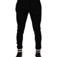 Black Cotton Men Jogger Sweatpants Pants