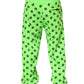 Green Logo Print Jogger Men Sweatpants Pants