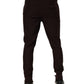 Brown Cashmere Men Jogger Sweatpants Pants