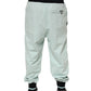 Light Green Cotton Men Jogger Sweatpants Pants