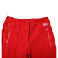 Red Viscose Logo Jogger Men Sweatpants Pants