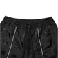 Black Cotton Straight Jogger Sweatpants Pants