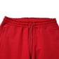 Red Cotton Logo Jogger Men Sweatpants Pants