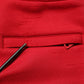 Red Cotton Logo Jogger Men Sweatpants Pants