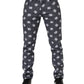 Dark Gray Logo Cotton Skinny Slim Denim Jeans