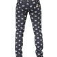 Dark Gray Logo Cotton Skinny Slim Denim Jeans