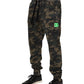 Brown Camouflage Cotton Men Jogger Pants