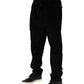 Black Cotton Men Jogger Sweatpants Pants