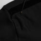 Black Cotton Men Jogger Sweatpants Pants