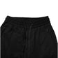 Black Viscose Drawstring Men Jogger Pants