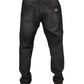 Gray Washed Cotton Loose Denim Jeans