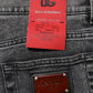 Black Washed Cotton Logo Plaque Denim Jeans