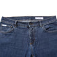 Blue Cotton Logo Skinny Denim Jeans