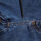 Blue Cotton Logo Skinny Denim Jeans