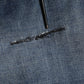 Blue Washed Skinny Logo Plaque Men Denim Jeans