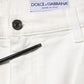 White Cotton Loose Men Denim Jeans