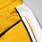 Yellow Cotton Logo Drawstring Jogger Sweatpants Pants