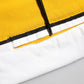 Yellow Print Cotton Drawstring Jogger Pants