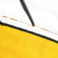 Yellow Print Cotton Drawstring Jogger Pants