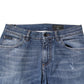 Blue Cotton Logo Plaque Denim Jeans