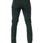 Green Cotton Corduroy Skinny Pants