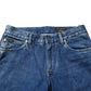 Blue Cotton Logo Plaque Denim Jeans