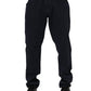 Black Cotton Tapered Denim Jeans