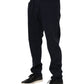 Black Cotton Tapered Denim Jeans