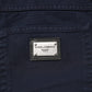 Black Cotton Tapered Denim Jeans