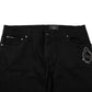 Black Cotton Skinny Men Denim Jeans