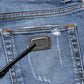 Blue Cotton Logo Plaque COMFORT Denim Jeans
