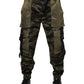 Multicolor Cargo Camouflage Pants