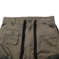 Brown Cotton Camouflage Cargo Pants