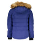 Blue Elastane Jacket