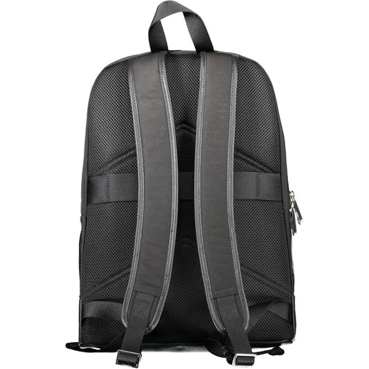Black Polyester Backpack