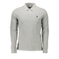 Gray Cotton Polo Shirt