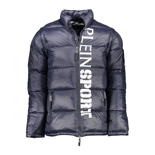 Blue Polyester Jacket