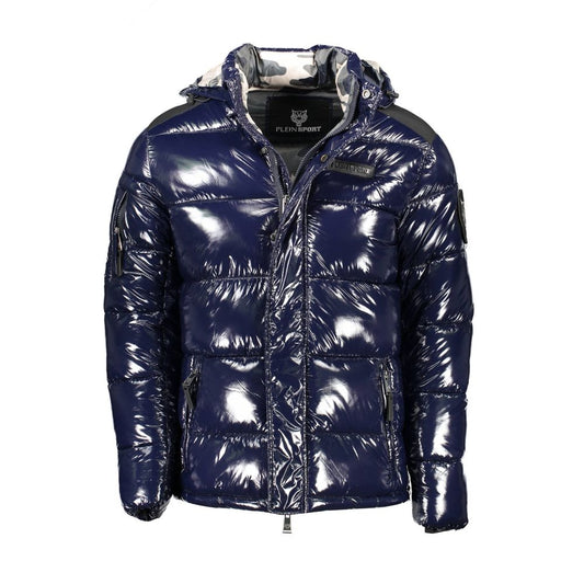 Blue Polyester Jacket