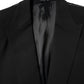 Black MARTINI Single Breasted 2 Piece Suit