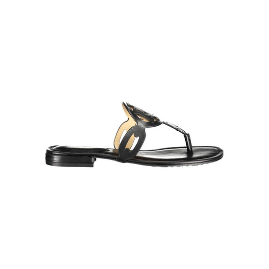 Black Leather Sandal