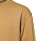Mustard Cotton DG Embossed Pullover Sweater