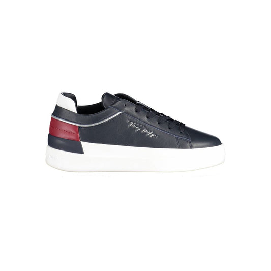 Blue Polyester Sneaker