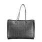 Black Polyester Handbag