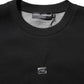 Black Modal DG Logo Plaque Pullover Sweater
