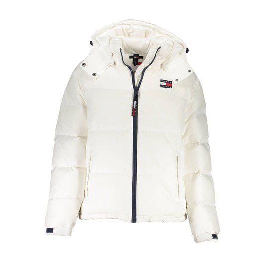 White Polyester Jackets & Coat