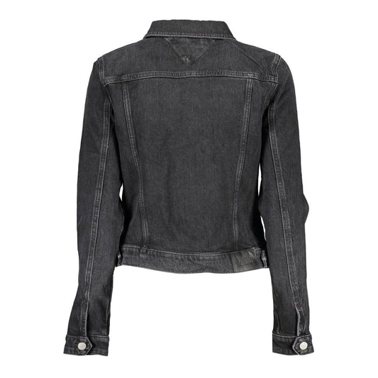 Black Cotton Jackets & Coat